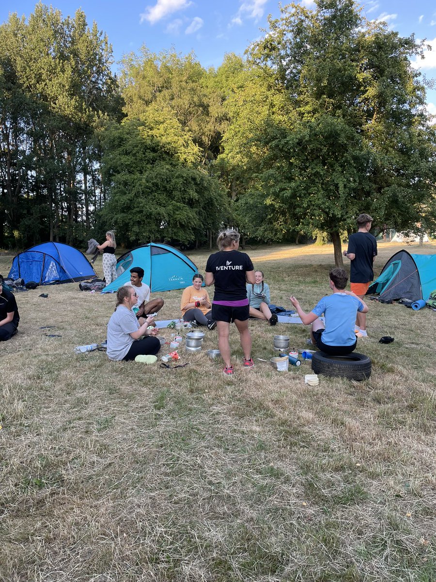 Dinner is almost done almost time for the camp fire