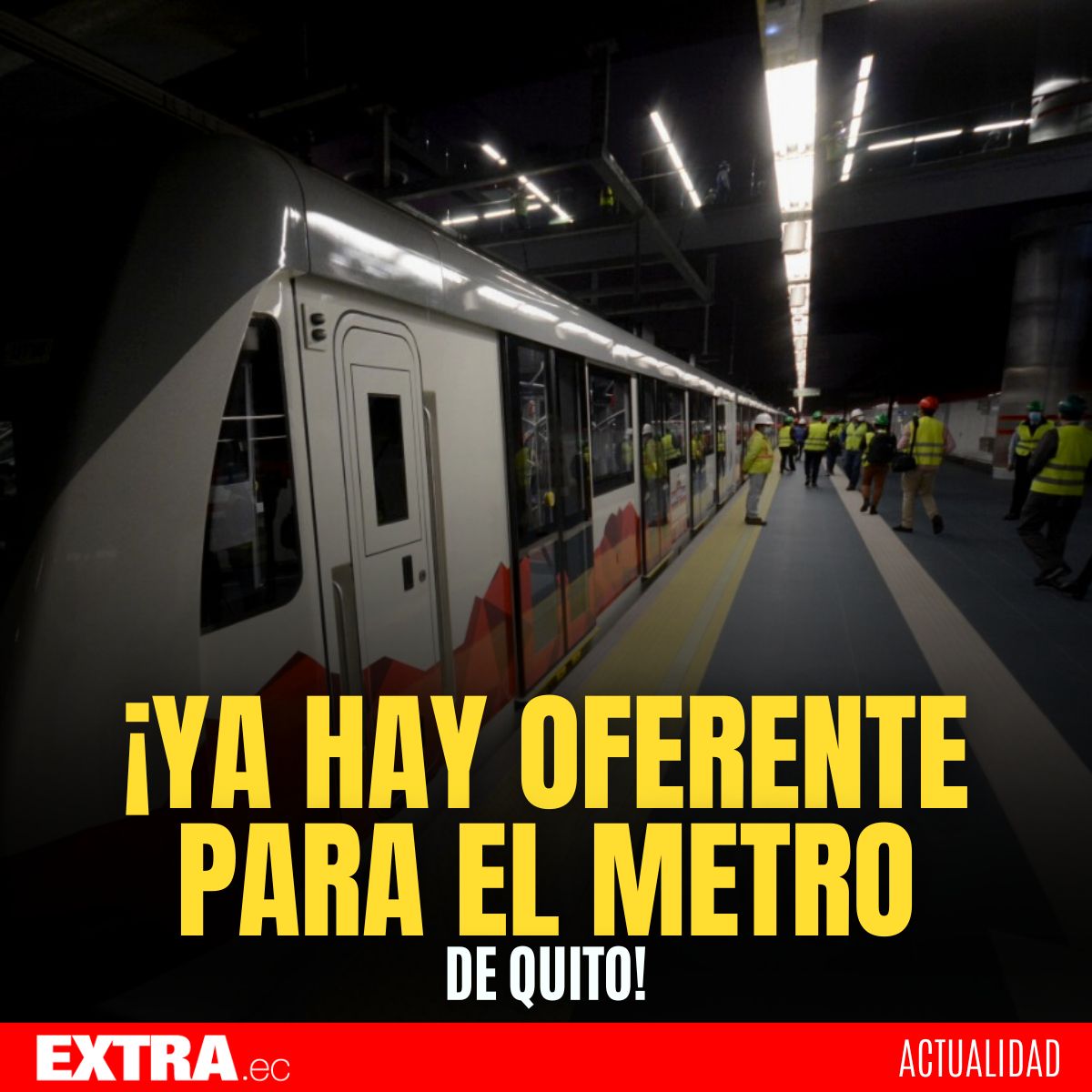 DiarioExtraEc's tweet image. #EXTRAActualidad | 🚇Luego de 23 días, la empresa Metro de Quito y el alcalde, Santiago Guarderas, dieron a conocer que un consorcio conformado por el Metro de Medellín y la empresa francesa Transdev fue seleccionado para operar este sistema.
-
Más aquí: ow.ly/McGg50JX6sC