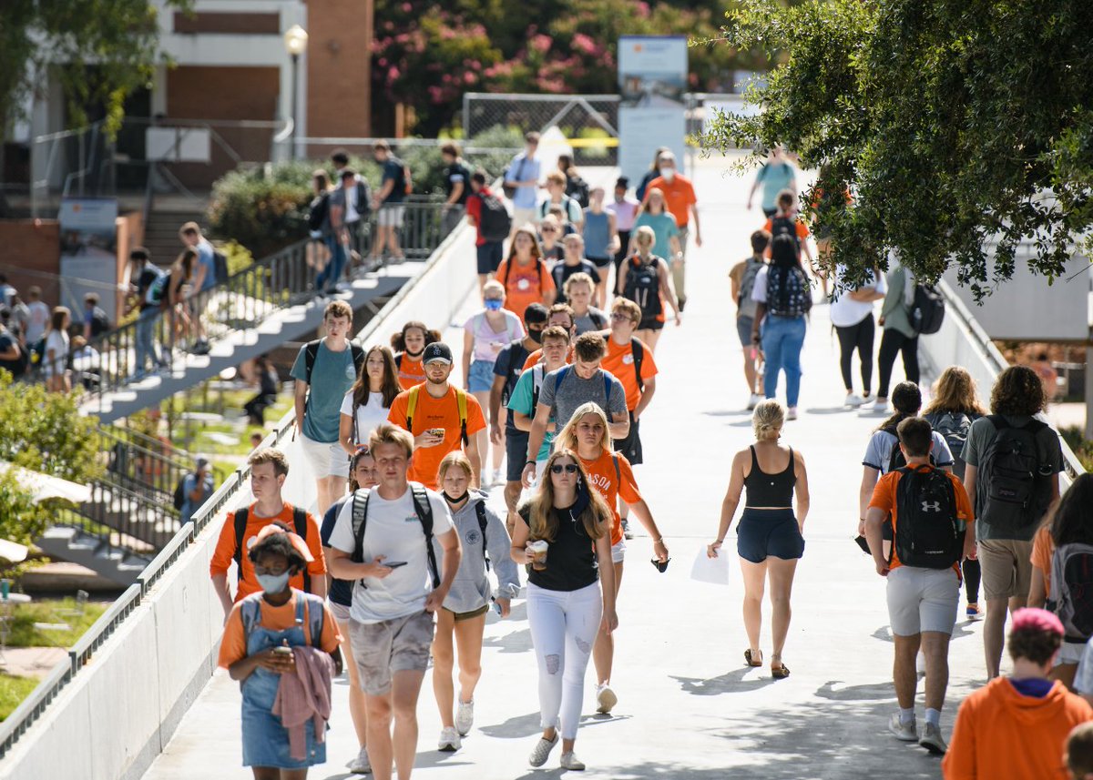 Clemson_CRE's tweet photo. Happy Solid Orange Friday, Tigers! We cannot wait to have you back on campus! https://t.co/kh3TkANsVd
