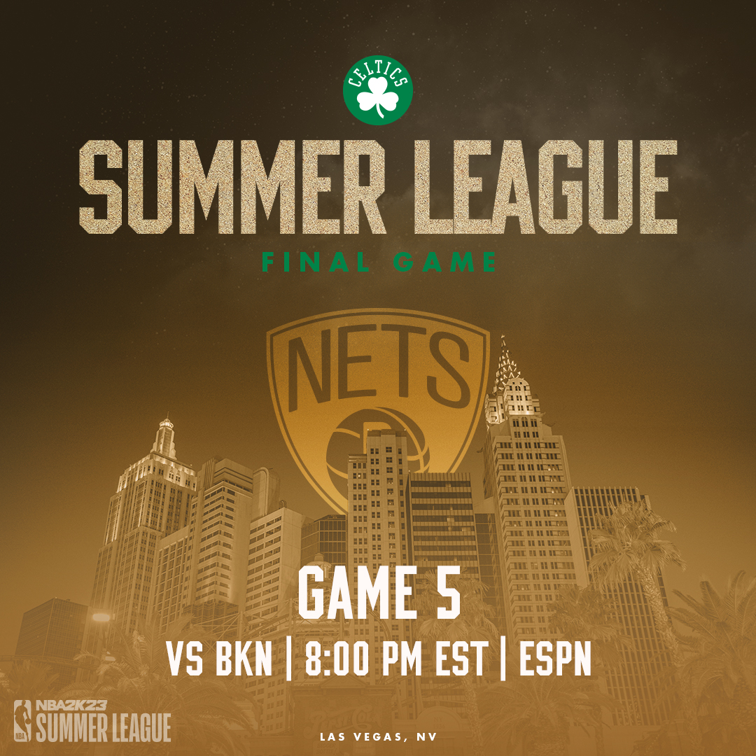 Boston Celtics on Twitter "Summer League play wraps up tomorrow night