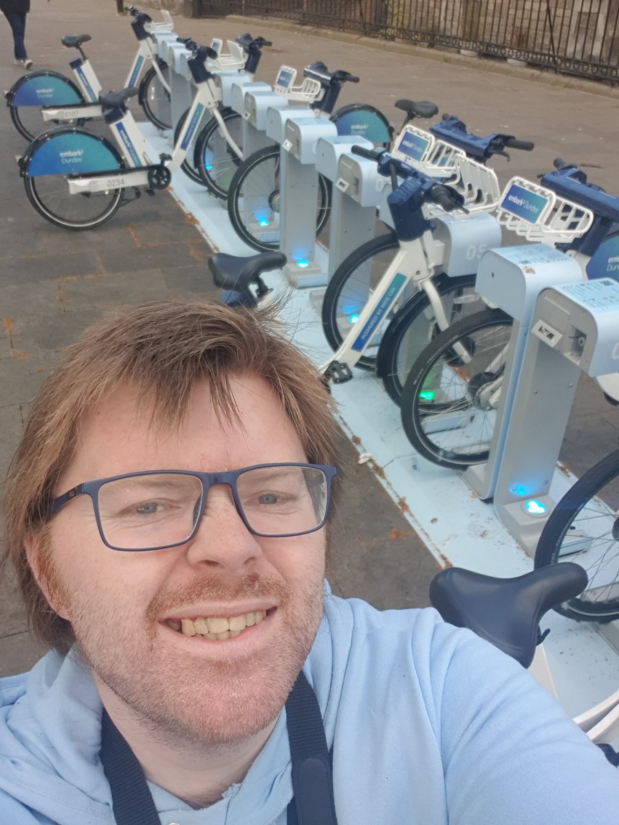 AndrewMVlogs's tweet photo. Had a fabulous time in Dundee Today and got to try out the @rideondundee electric hire bikes for the first time. Would highly recommend and I really enjoyed the experience. #RideOnDundee #EmbarkDundee #DundeeHireBikes #CycleDundee @dundeecycling https://t.co/hlUhDzpaQA