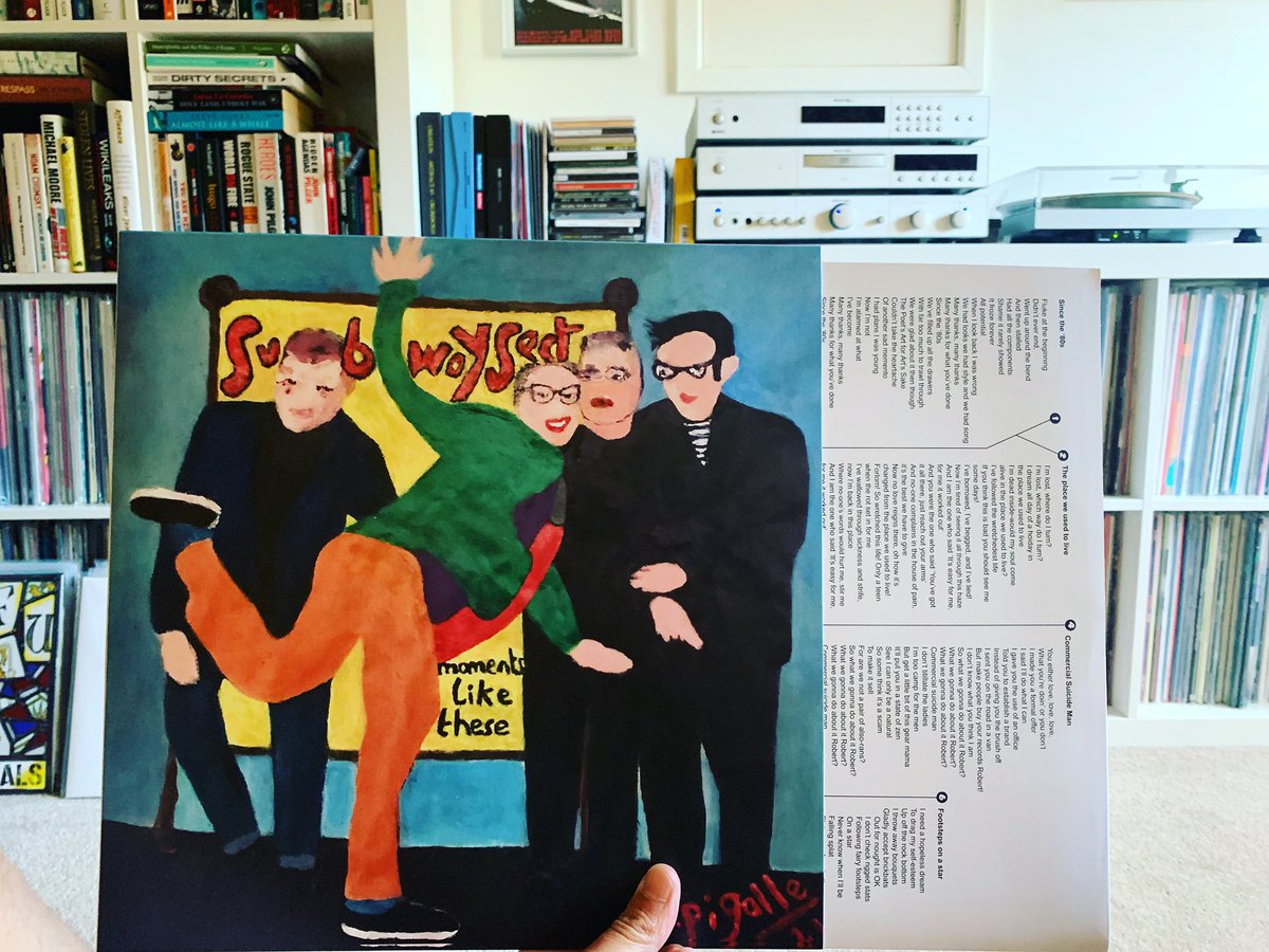 JonathanWood's tweet photo. An absolutely superb record from Vic Godard & a great band of collaborators.
Subway Sect; Moments Like These, 2021.
#postpunk #subwaysect #vicgodard #mickjones #nightingales #simonrivers #bittersprings #theclash #nowplaying #onmyturntable #nowspinning #recordplayer #vinyl https://t.co/whBtsl2zCk