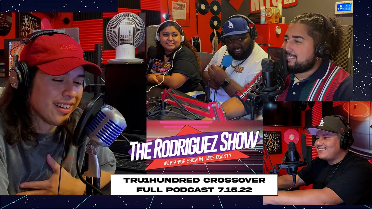 The Rodriguez Show Tru1Hundred Crossover Episode with Tyler Conan &amp; Karai Banx is here! youtube.com/playlist?list=…