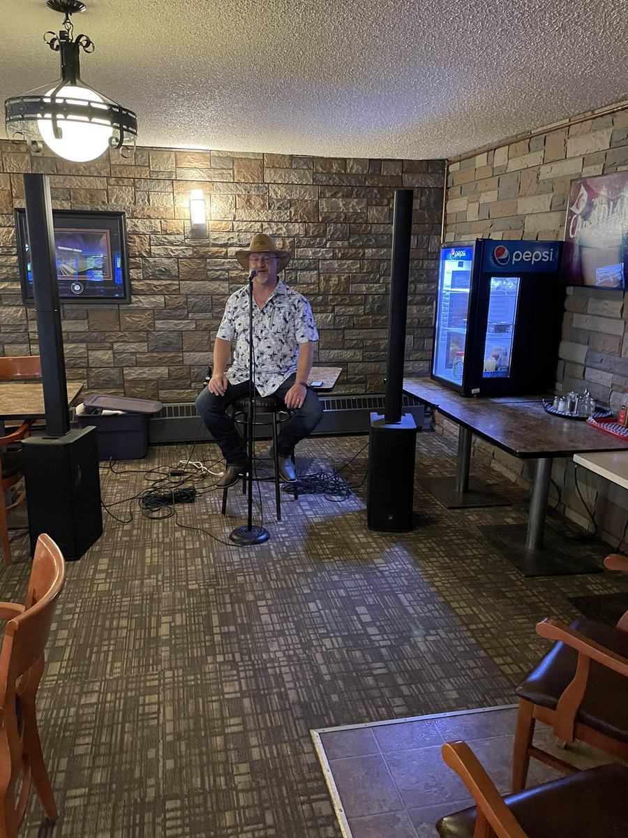 Yorkton’s own Star Search Champ of 1981 Scott Welke performing live at the Craven hotel. Take a break from the heat and pop in. #countrythunder2022
