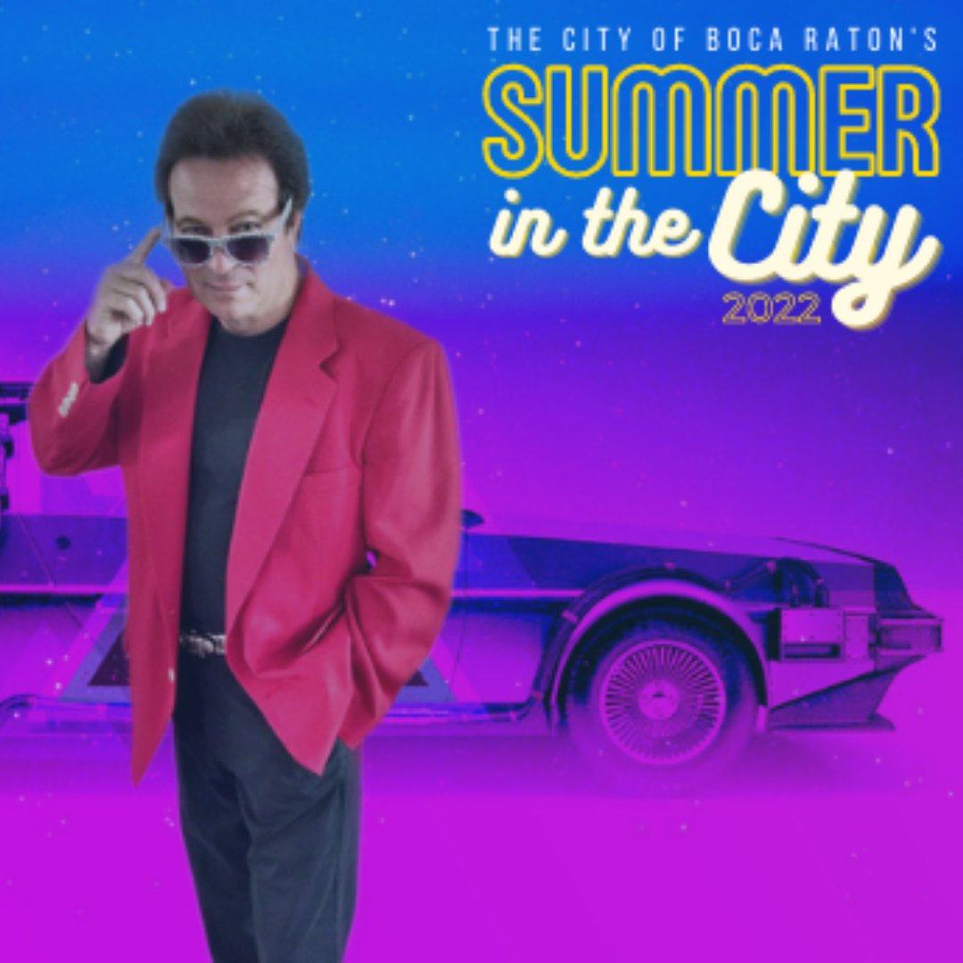 The <a href="/CityBocaRaton/">City of Boca Raton</a> is hosting its next concert in its Summer in the City lineup TONIGHT at 8 PM at the Mizner Park Amphitheater. Enjoy Back In Time, a tribute to the 80’s, performing a mix of favorites from the 80’s.

More information can be found at myboca.us/2021/Mizner-Pa….