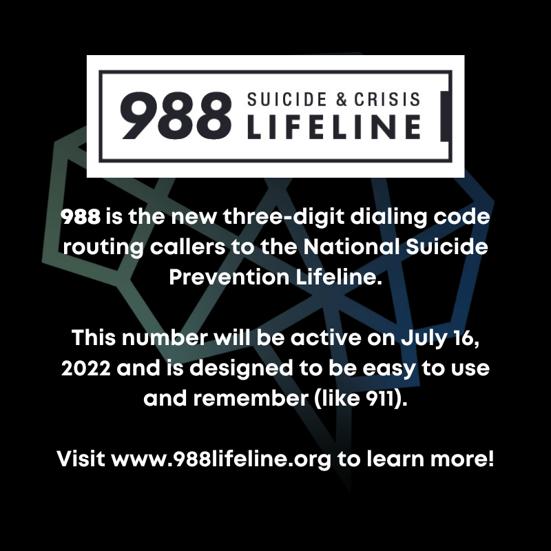 Starting July 16, 2022, 988 is the new three-digit dialing code routing callers to the National Suicide Prevention Lifeline. It is designed to be an easy to remember and use number (like 911).

Visit 988lifeline.org to learn more!

#mentalhealth #athletementalhealth