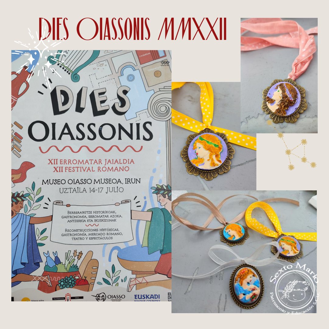 sexto_mario's tweet photo. Nos hemos venido a #Irun al @MuseoOiasso para pasar este fin de semana haciendo talleres en el festival #diesoiassonis Y ya hemos empezado con el taller de #camafeos y #scuta Mañana más!
#historiadelasculturas #historiadivertida #didacticahistoria #culturaand #historia https://t.co/oH4AXAOvFy