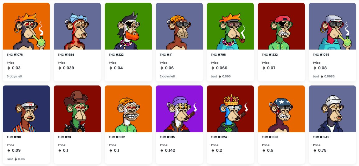 HighApesClubNFT's tweet photo. #PSA: Only 15 apes for sale until the floor price is 1 ETH 🔥 @ https://t.co/D4jpytIfvR

#THCArmy #NFTCollection #NFTs https://t.co/nessIz4Bjj