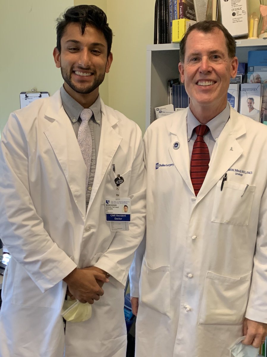 We have three current residents in our <a href="/DukeUroRes/">Duke Urology Residency Program</a> program who have a parent who is a urologist. Our newest is PG1 Dr Hasan Jhaveri <a href="/HasanJhaveri/">Hasan Jhaveri</a> who also has a grandfather who is a urologist- I think this is our first <a href="/DukeUrology/">Duke Urology</a> member who is 3rd generation.  <a href="/UF_Urology/">UF Urology</a>