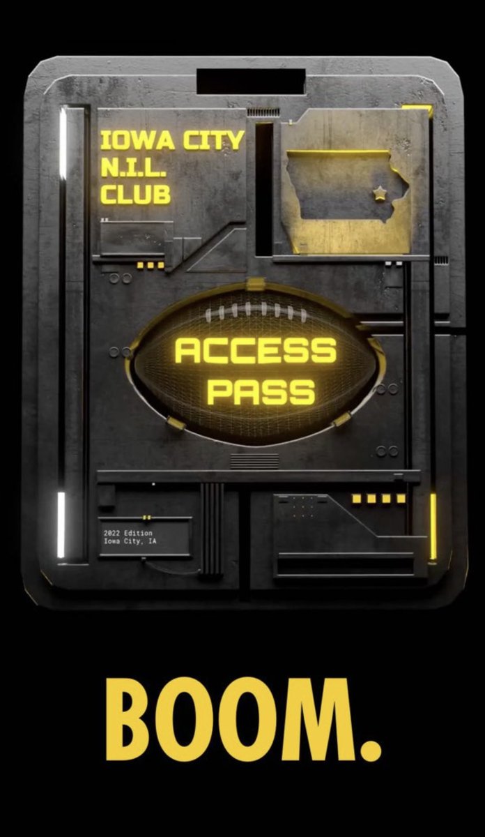 🚨 HAWKEYE NATION... ACCESS PASSES TO THE ICNC ARE OFFICIALLY ON SALE 🚨 🌎Iowa City NIL Club is for Iowa fans anywhere in the world 🐤The more you buy, the more it helps the team GET YOURS NOW 👉 bit.ly/ICNC_Pass
