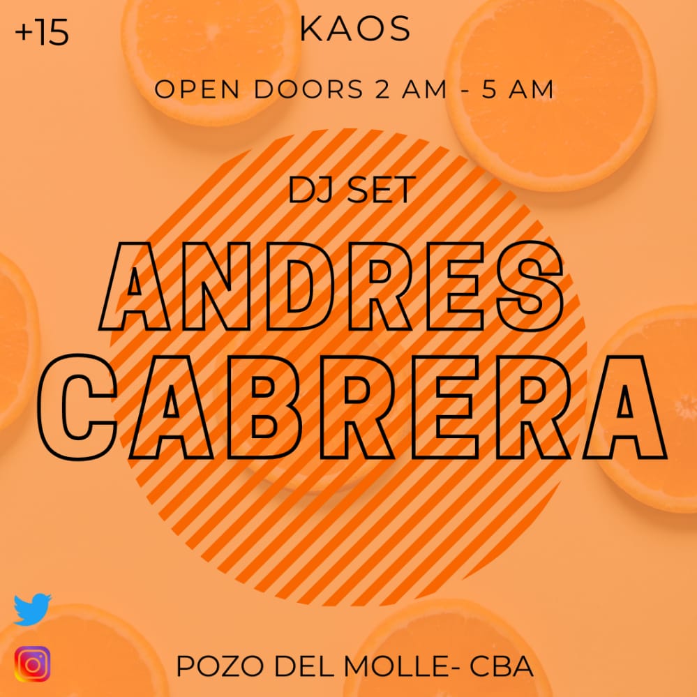 kaos_pdm's tweet photo. HOY VIERNES DE MEDIA NARANJA 🍊🤭
tendrás suerte de encontrar tu otra mitad?🫶🏼

En la cabina: DJ ANDRES CABRERA 💥🤯

#viernes #de #Kaos #la #banda #de #mrskaos #te #espera #media #naranja https://t.co/WowuiDLfb0