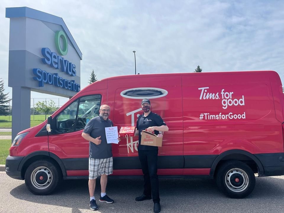 LethSoccer's tweet photo. Thank you Tim Hortons for the goodies! #timsforgood https://t.co/9KQymIEupJ