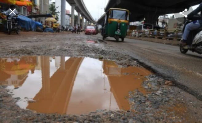 BBMP should be named after Picasso if potholes are considered to be an artform..
#BBMP  #Shameless #WeDeserveGoodRoads
#BangaloreRoads #PatheticCondition #PotholesEverywhere #AccidentProneRoads