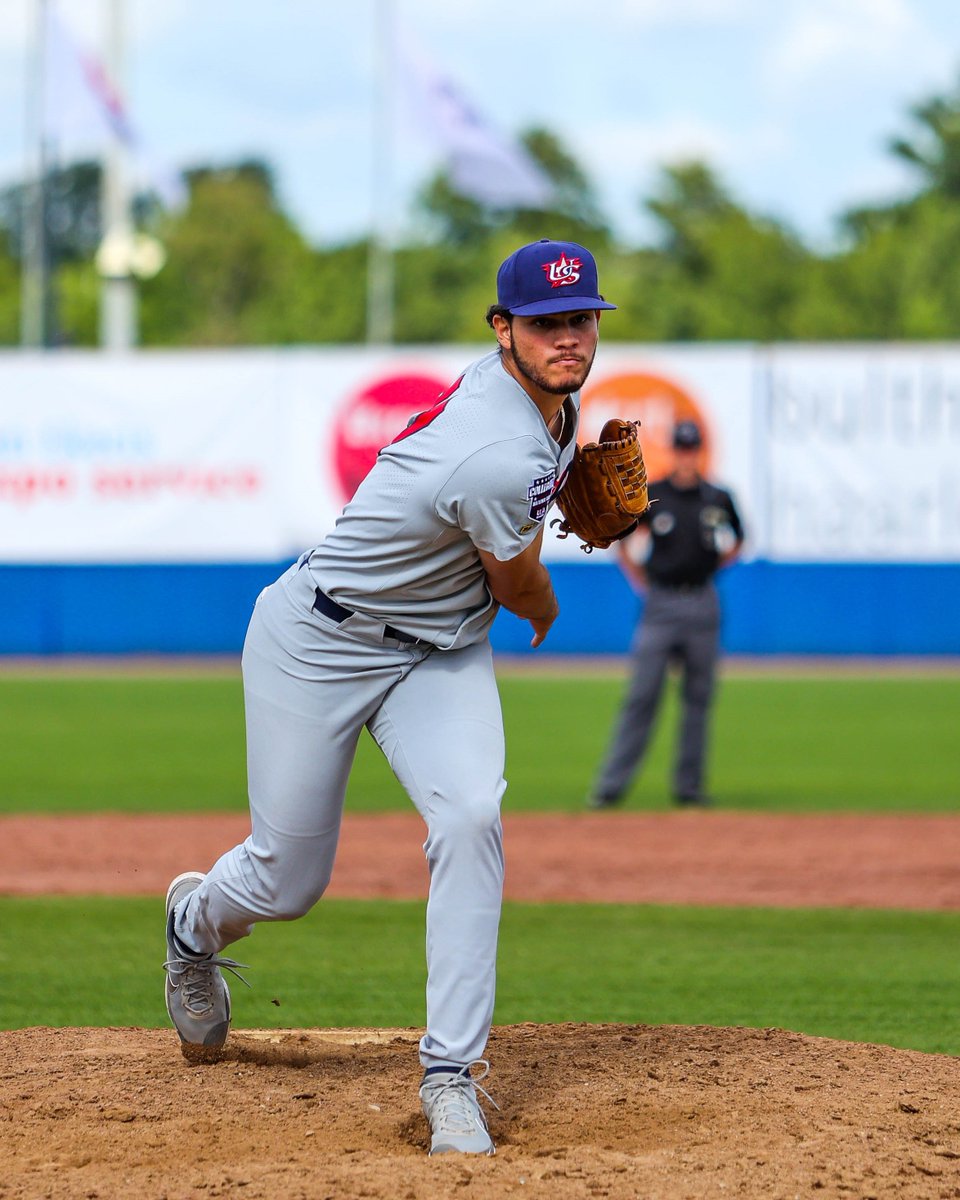 Congrats to <a href="/jsgonz_13/">Joseph González</a> and <a href="/USABaseballCNT/">USA Baseball CNT</a> on winning bronze. 🥉

Gonzo didn't allow an earned run and struck out 13 without issuing a walk in 11.2 innings with #TeamUSA.

#WarEagle | #ForGlory