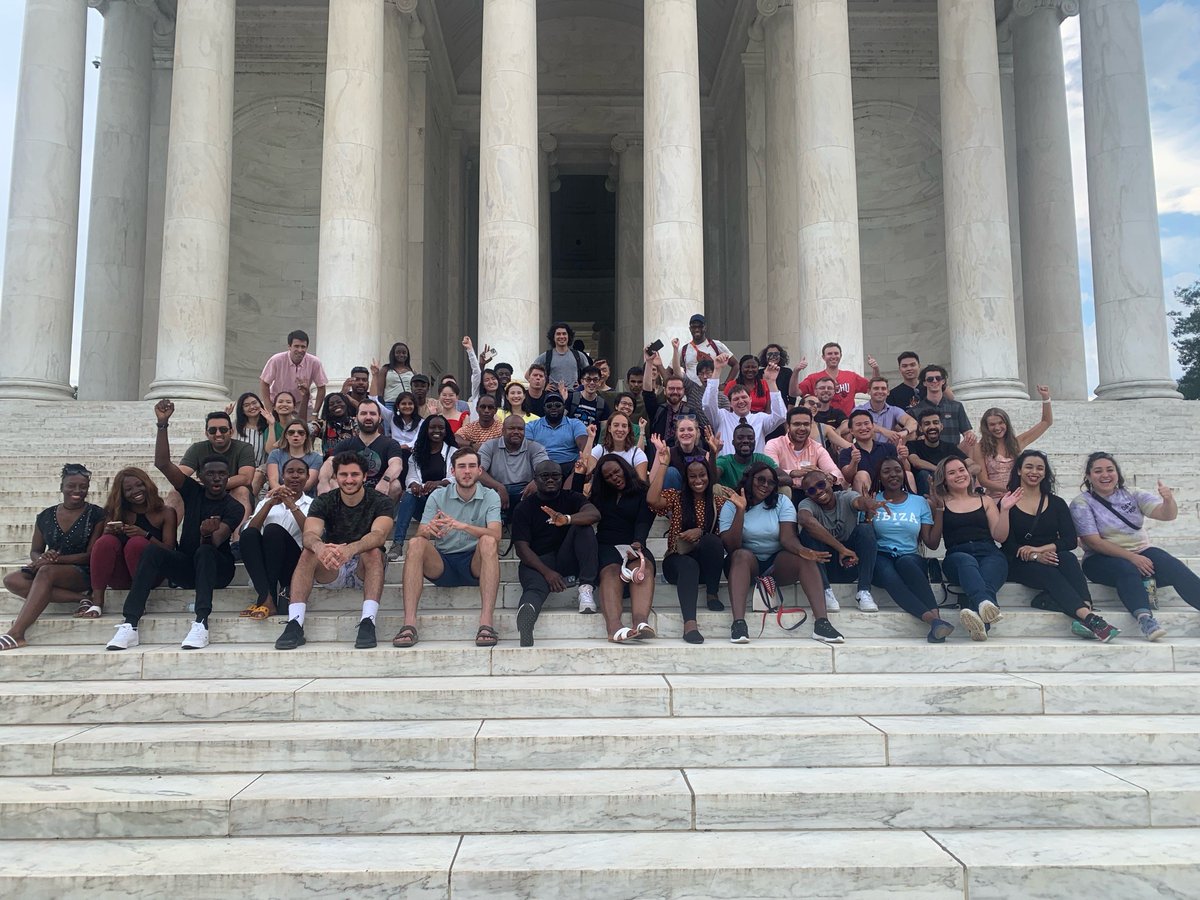 washuolin's tweet photo. The global immersion for our MBA '24 students has officially begun! They kicked off their six-week program in Washington, DC, meeting with policymakers, industry professionals and more at @BrookingsExecEd.
Bon voyage, MBAs! #GlobalImmersion #MBA24 #Olin https://t.co/RhxfyMonGw
