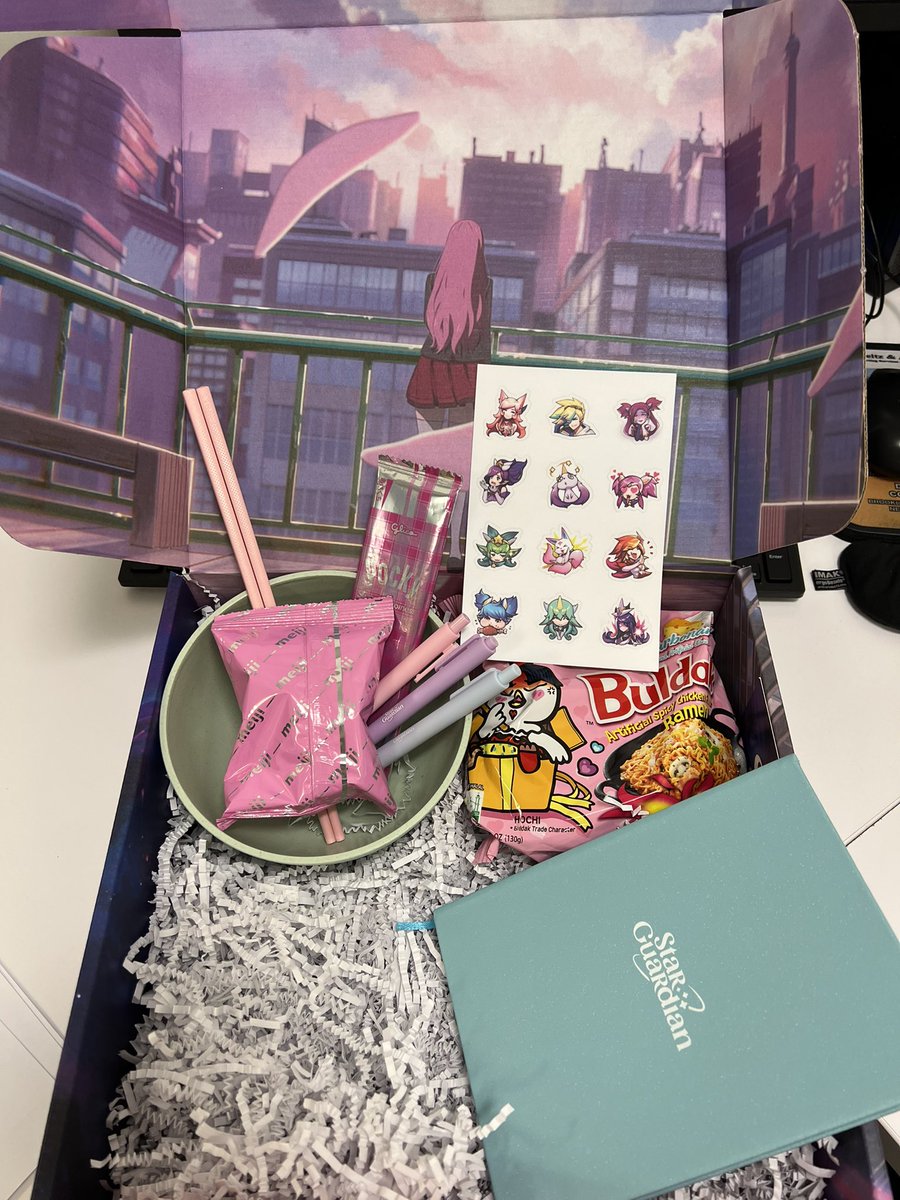 BellaMeteor's tweet photo. Thanks for the awesome swag pack! It's so pretty!! @LeagueOfLegends @gofooji  🤩🤩🤩 https://t.co/OSeWFRpr0M