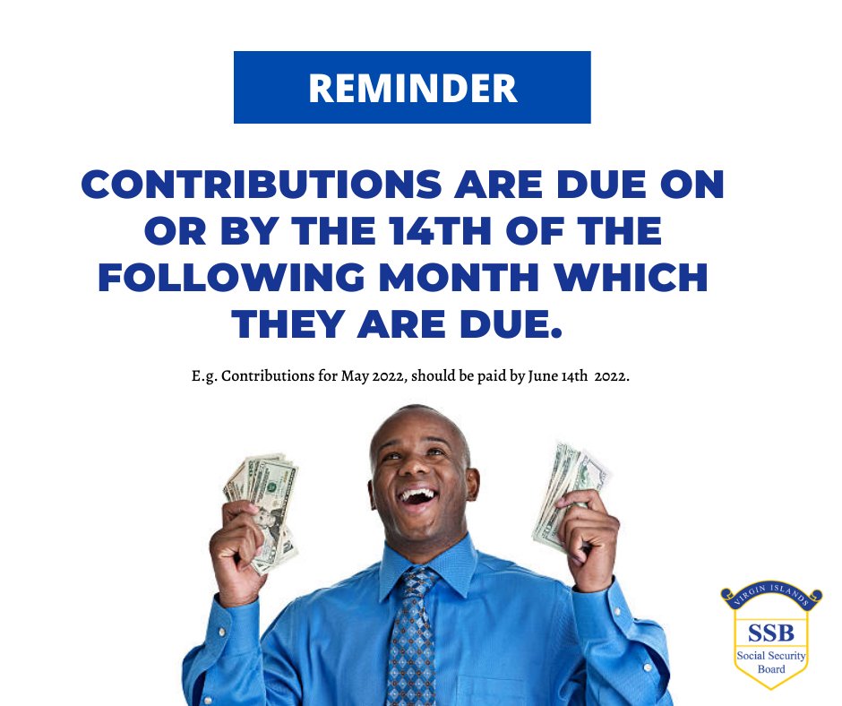 bvissb's tweet photo. Contributions secure your benefits! Want to be sure that your employer is paying your contributions? Call our office at 852-7800 and request a #ContributionCheckUp https://t.co/vP5L2RVzK6