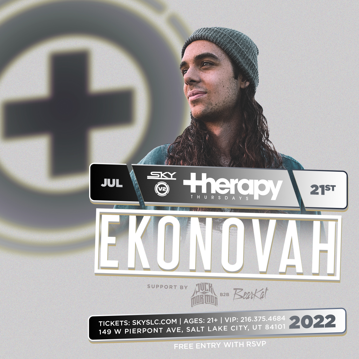 TONIGHT: <a href="/Ekonovah/">Ekonovah</a> plays some house music for you. Plus JVCK Mormon is going back to back with Bearkat. 

Free entry before 10:30PM with RSVP → v2tix.info/Ekonovah22