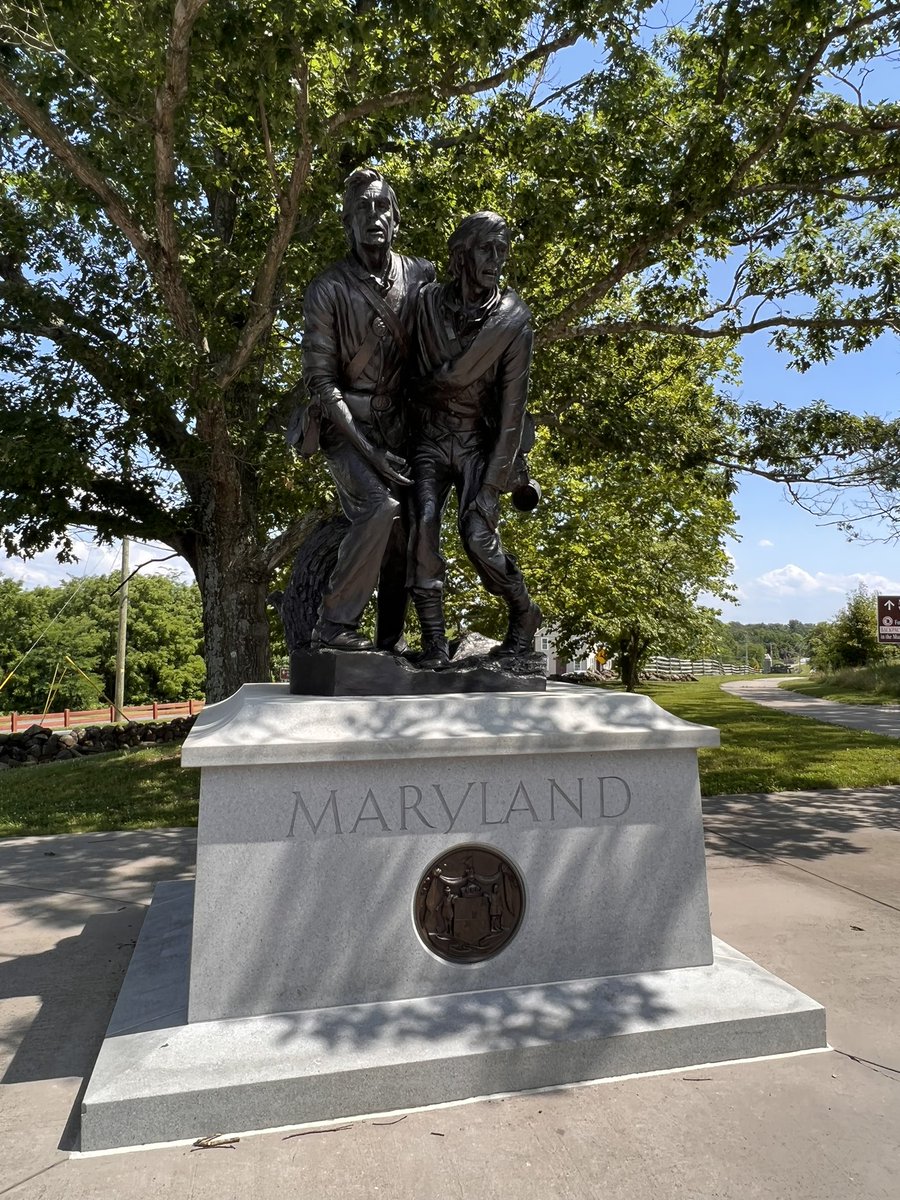 MrShaneGower's tweet photo. Probably these will be the last monuments I see at Gettysburg until the next time I visit! #nehwhyhere #socstudme #sschat @GettysburgNEH https://t.co/J2WhG6imxt