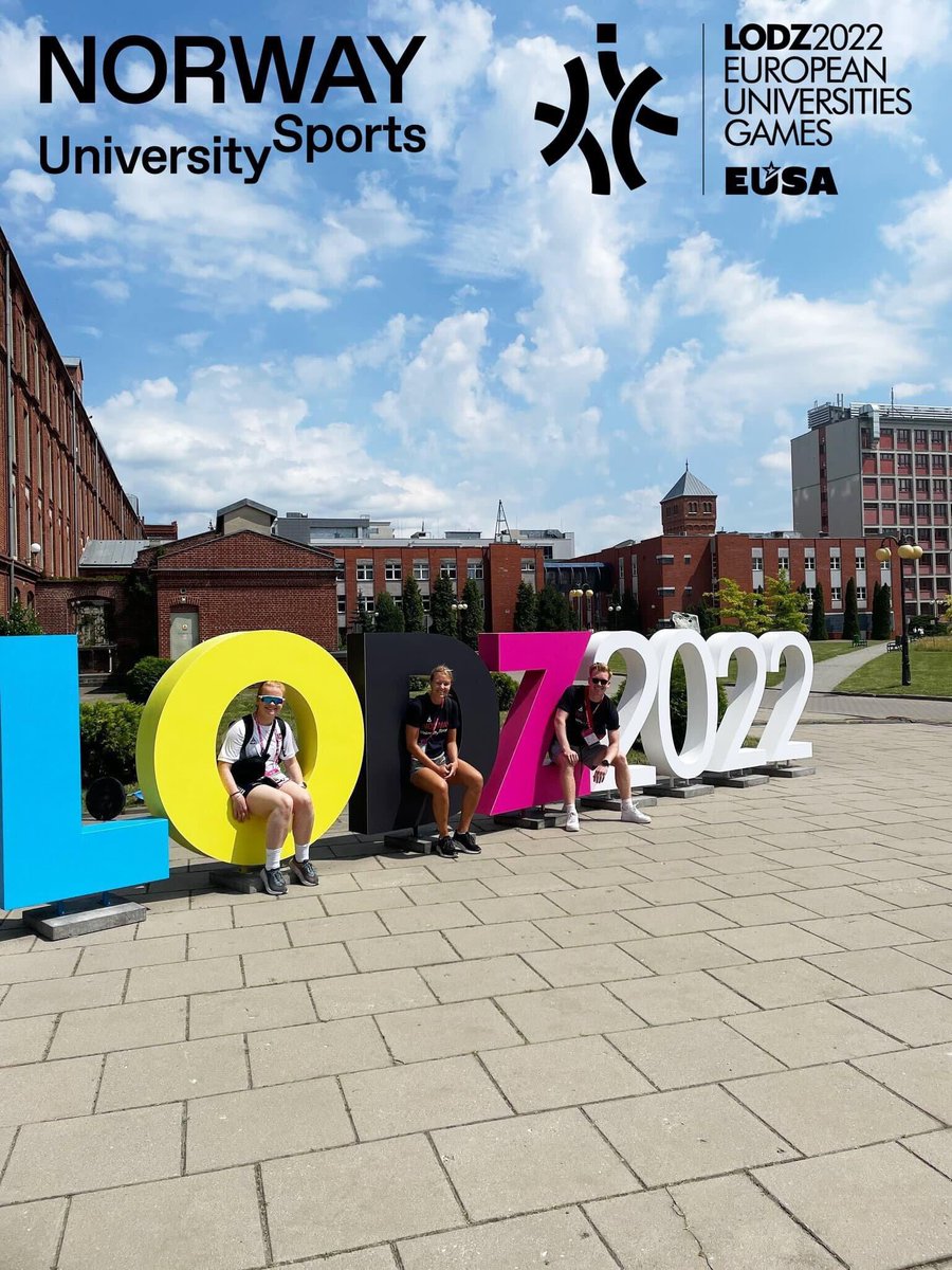 Endelig! Etter fire (!) år pandemipause kan vi ikke uttrykke nok hvor stor gleden er for at vi nå skal konkurrere internasjonalt igjen👏🏼🤩 EUSA Games 2022 i Lodz samler 5000 studentidrettere fra hele Europa og over 150 utøvere representerer norsk #studentidrett under lekene.