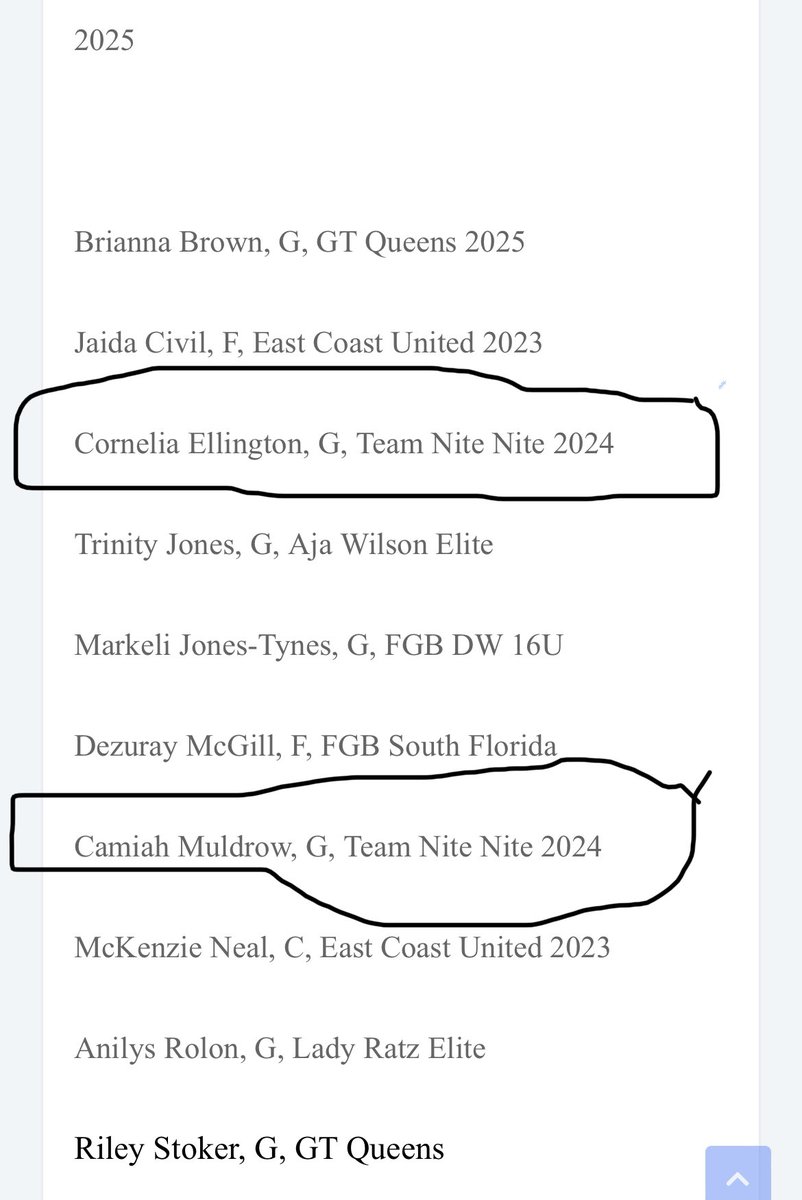 LegacyElite17u's tweet photo. Thanks @SAthletesWBB! In my Michael Jordan voice count them 1-2-3 players from Team Nite Nite 2024 in the Top 50 performers at @TFNsRun4Roses #NiteNite🟠⚫️ #WakeEmUp🟠⚫️ #WeHaveMore🟠⚫️ #CoachesDontSleep💤🟠⚫️ https://t.co/7kesOgoXNA
