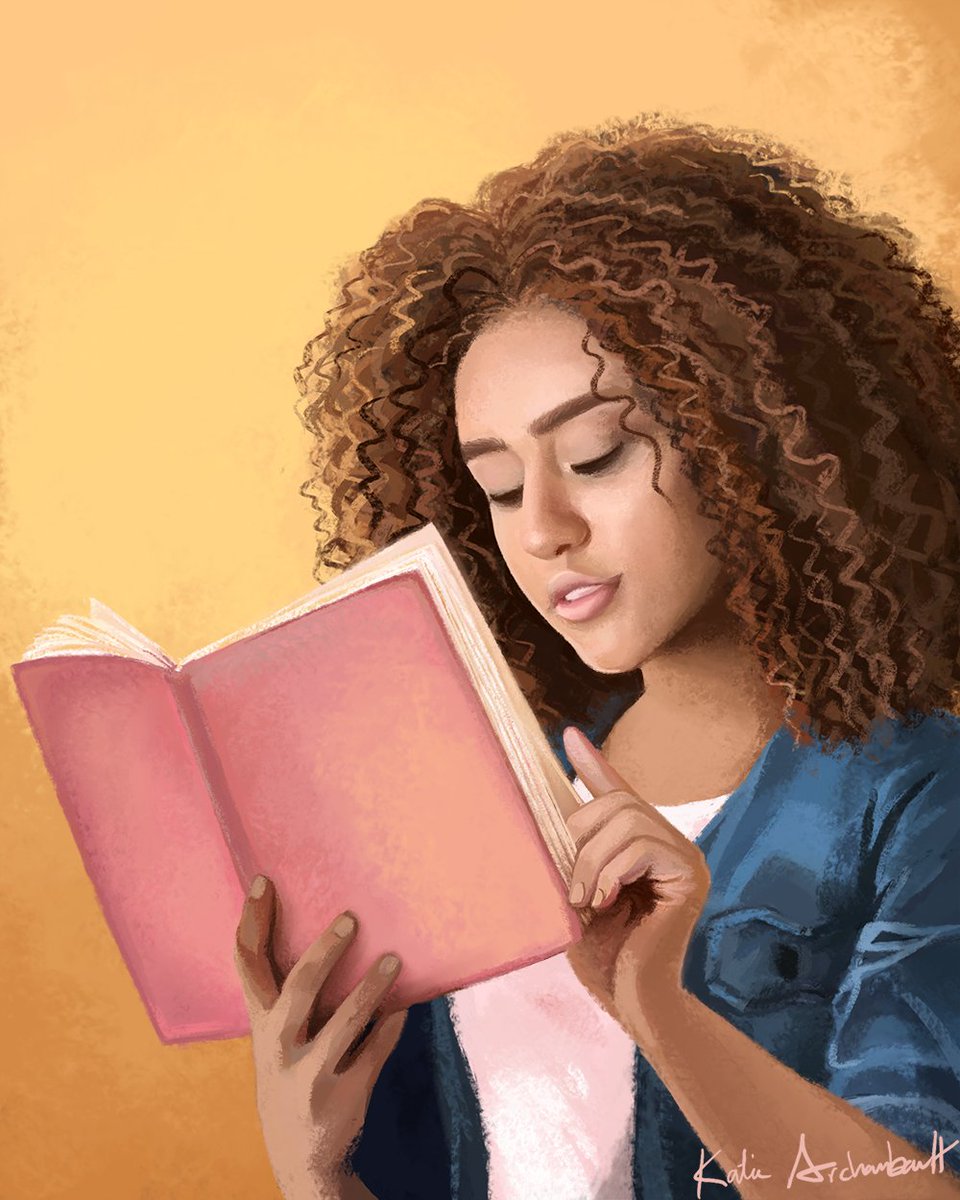 katiepox's tweet photo. A Book Cover Commission I painted in 2020. I think the client was going to use this as a journal cover.
--
#art #digitalart #painting #digitalpainting #illustration #digitalillustration #brilliantbookbabe #reading #book #commission #girl https://t.co/iS49Zl0cQI
