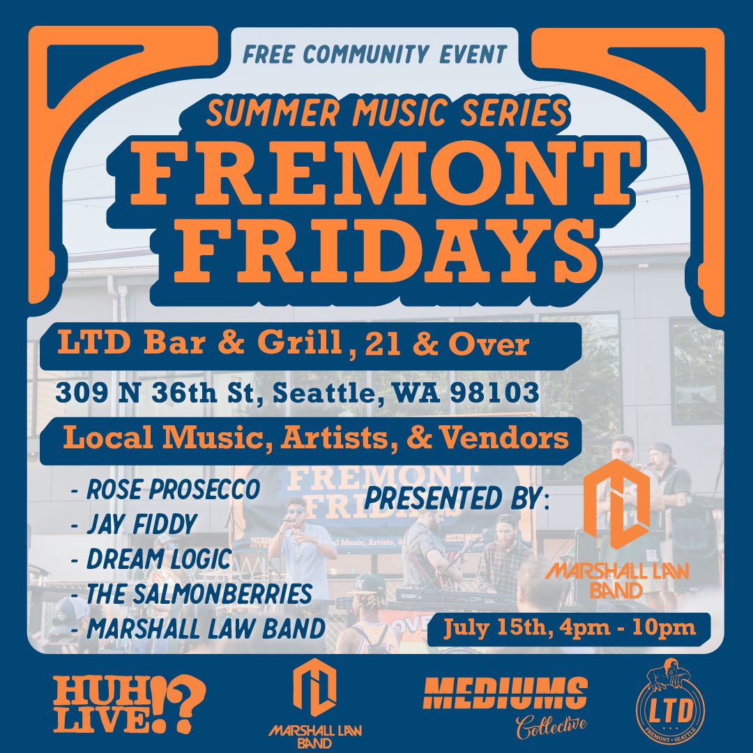 MarshallLawBand's tweet image. It’s FRIDAY BABYYYY 🗣🗣🗣🗣Day Party starts at 4pm and MLB is headlining 🗣🌲🕺🏽🚀 Pull 🆙 w/ the squadron ⚡️🔑⚡️ Vendors &amp;amp; Vibes 🌊