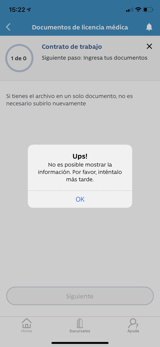 Esdecar's tweet photo. @CajaLosAndes no puedo subir documentos en la app https://t.co/W37dnaxAJe