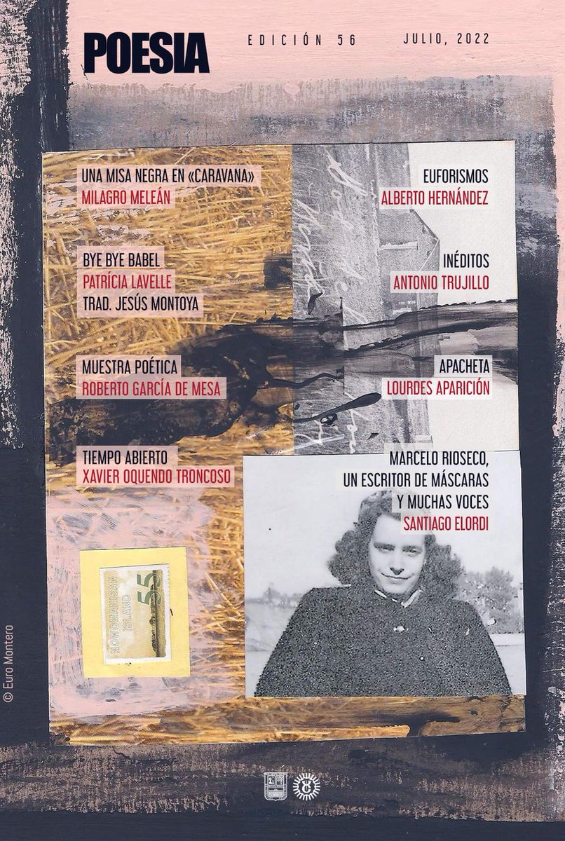 Nueva edición de POESIA
poesia.uc.edu.ve

Artista invitado: Euro Montero