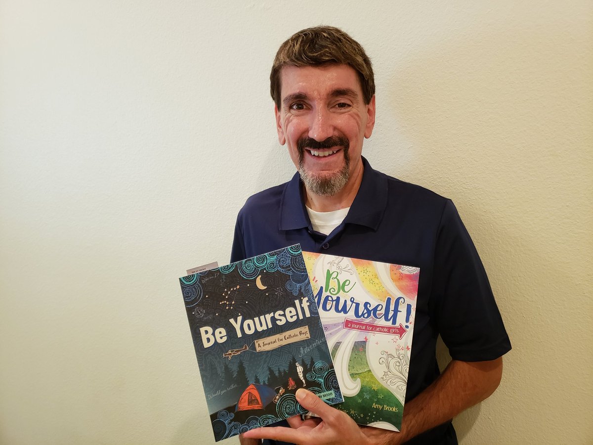Winners announced! On the last three episodes of "Catholic Sports Radio" you've heard me talking about a giveaway. The drawing was today and Angela won "Be Yourself: A Journal for Catholic Boys" (by CSR 166 guest Amy Brooks) and Marilyn won the girls' edition! 🎉 #podcast #sports