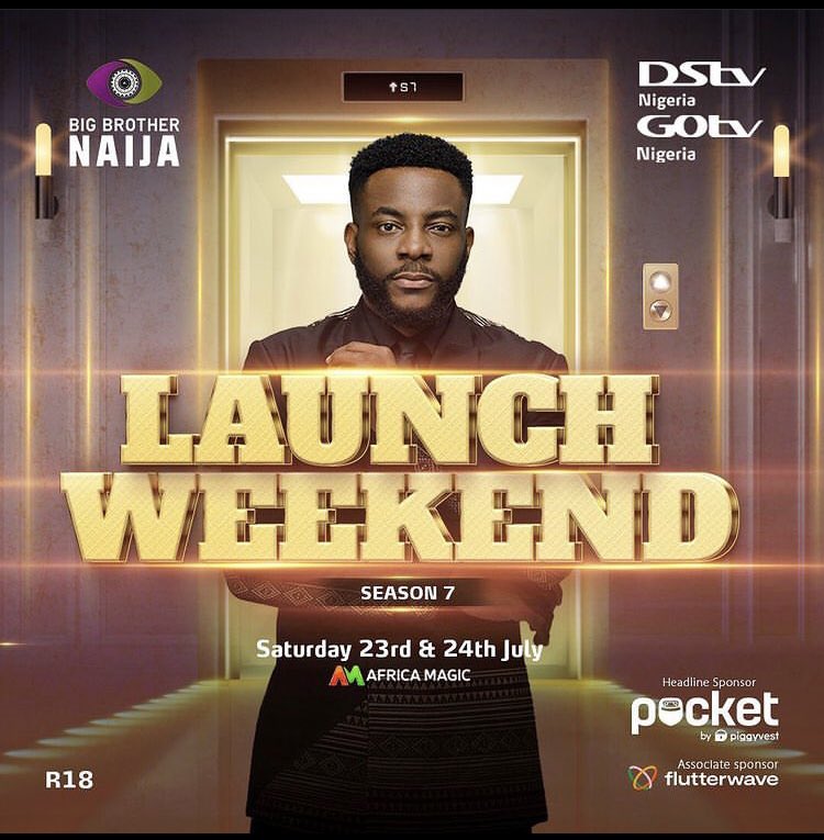 bigbronaja's tweet photo. We can’t keep calm! 🤸🏿♀️
#BBNaija S7 Launch Weekend is near!💃🏽🕺🏽Saturday, 23 July, and Sunday, 24 July 2022.
📺: #DStvNg CH.151/CH.153/CH.154/CH. 198
📺: #GOtvNg CH.29/CH.2/CH.6
⏰: 19:00 #instagramdown #KatrinaKaif #LISA #bigbronaja #viral #BBNaijaS7 #duet #flip #fypシ https://t.co/P8GW3riB04