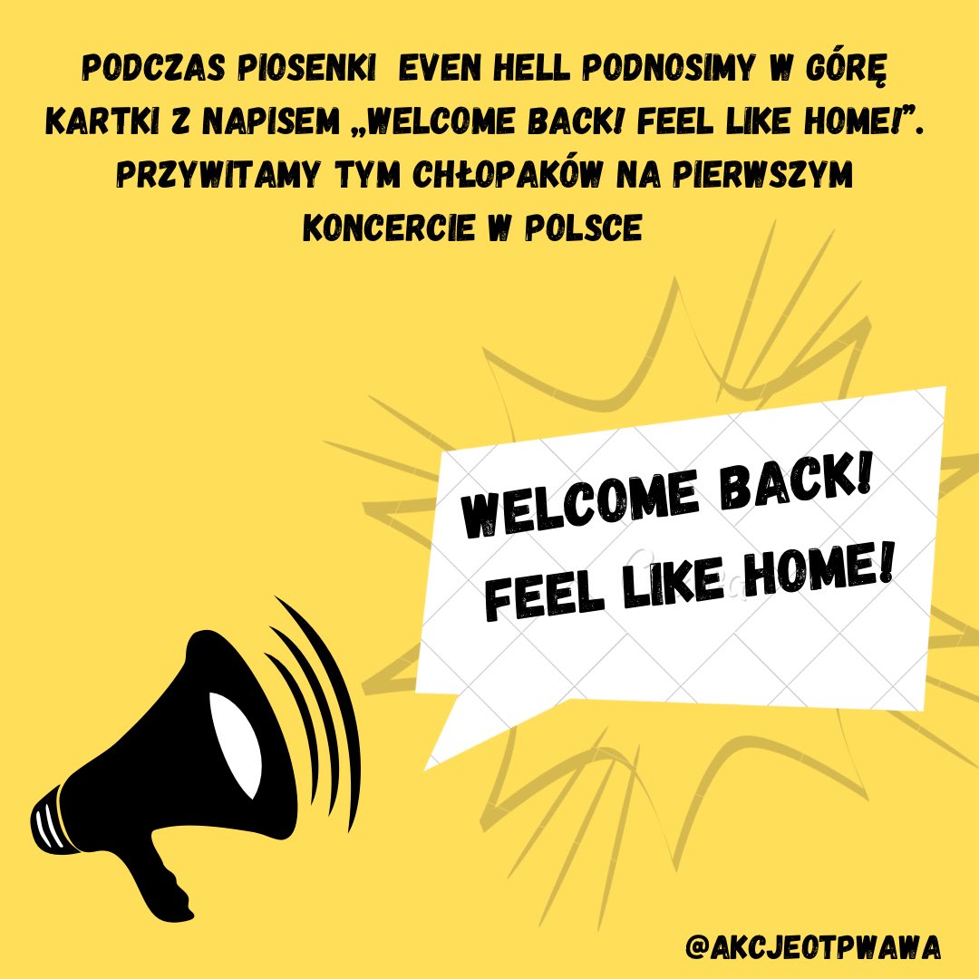 akcjeotpwawa's tweet photo. Wszystkie akcje koncertowe na #OTPSummerTour w Warszawie 💛💛💛

 #OnlyThePoetsPoland #PolishLegendsCanDoMagic #polandlovesotp https://t.co/gJmDHoZ7wD