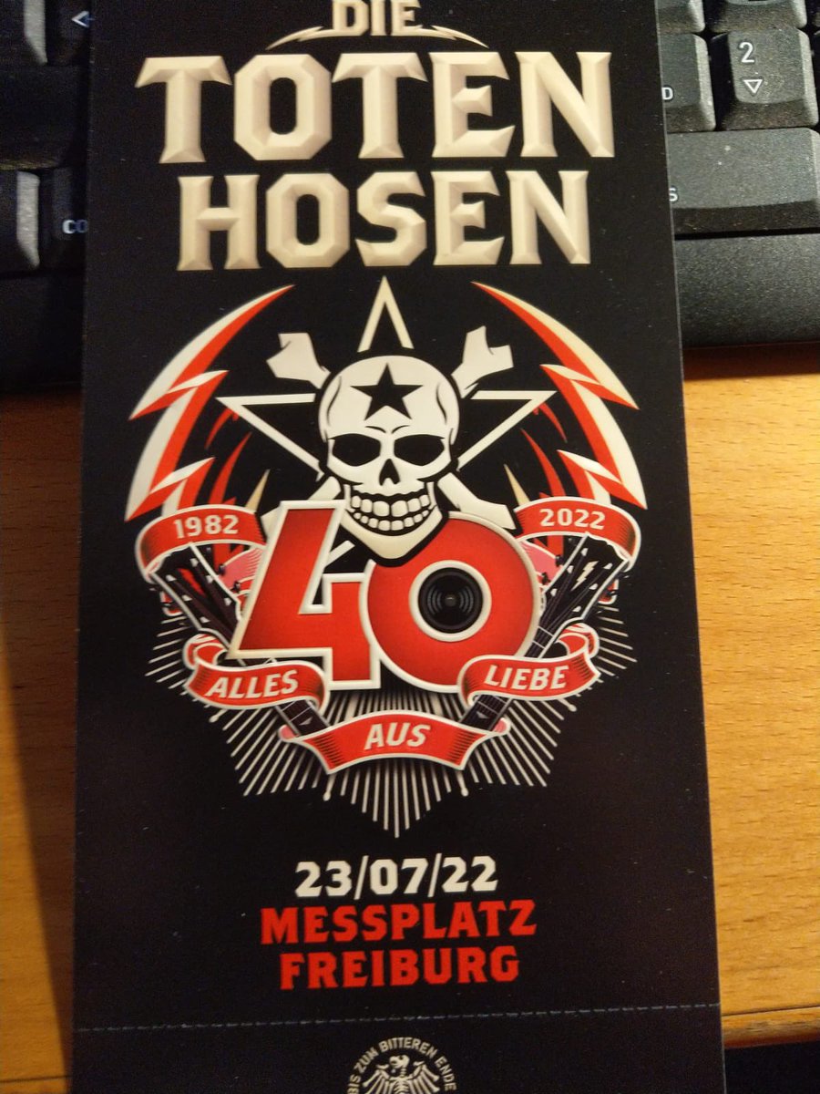 3 Konzertkarten für die Toten Hosen - openair in Freiburg € 68 pro Karte am 23.7.22 

Leider können wir nicht hin 🫤

Bitte teilen 

#totenhosen #konzert #konzertkarten #freiburg #openair