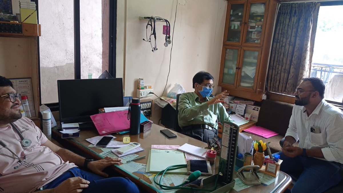 For the vision of End TB 2025’ Meeting with Physician of private Hospital and take support for Maximum Tb notification from Private Sector.
<a href="/DdoArvalli/">DDO Arvalli Modasa</a>,@CollectorArvali ,<a href="/NHMGujarat/">NHM Gujarat</a>,