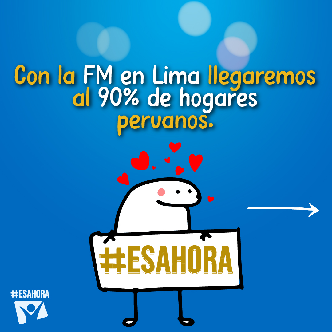 radiontperu's tweet photo. Por eso tenemos que unirnos y apoyar este gran sueño. #EsAhora Lima necesita una Radio #FM. https://t.co/JK5IBWLYG9