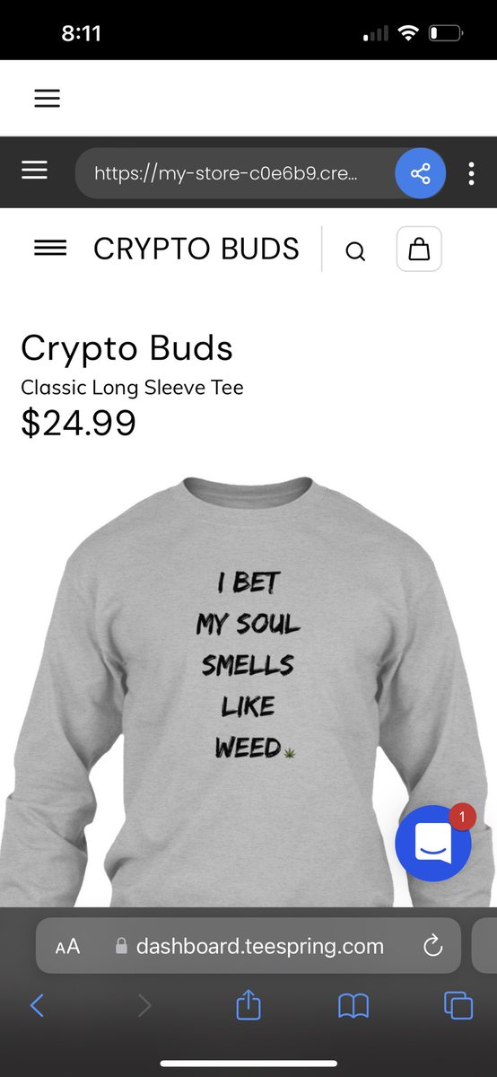 nugz_crypto10's tweet photo. New “I Bet My Soul Smells Like Weed” long sleeve available now 🔥🔥🔥

https://t.co/3zLxCF18Ri https://t.co/zdpc0mPKun
