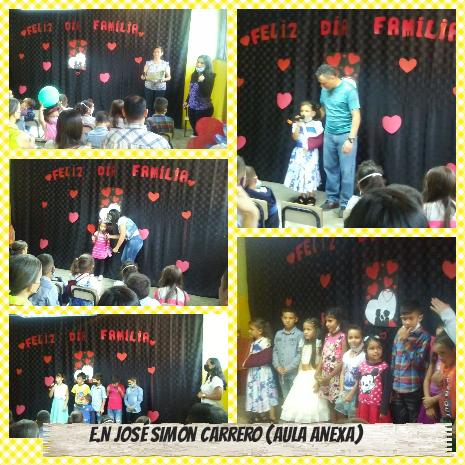Acto cultural de cierre del año escolar 2021-2022. En homenaje a la familia como pilar fundamental en la formación de l@s escolares. Felicitaciones al personal, niños, niñas y responsables.