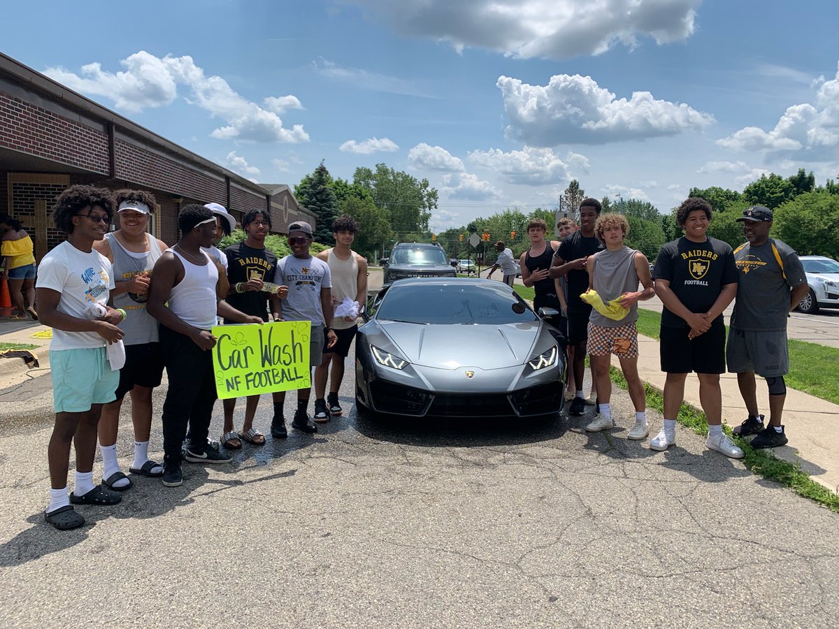 Come by and support our football program tomorrow by getting a car wash and/or donating your bottle returns! We'll be at the northeast corner of 13 mile &amp; Farmington Rd from 10am-2pm. 

We'll also be collecting used or new  Mens shoes for the Flint St. Andrews Soup Kitchen!