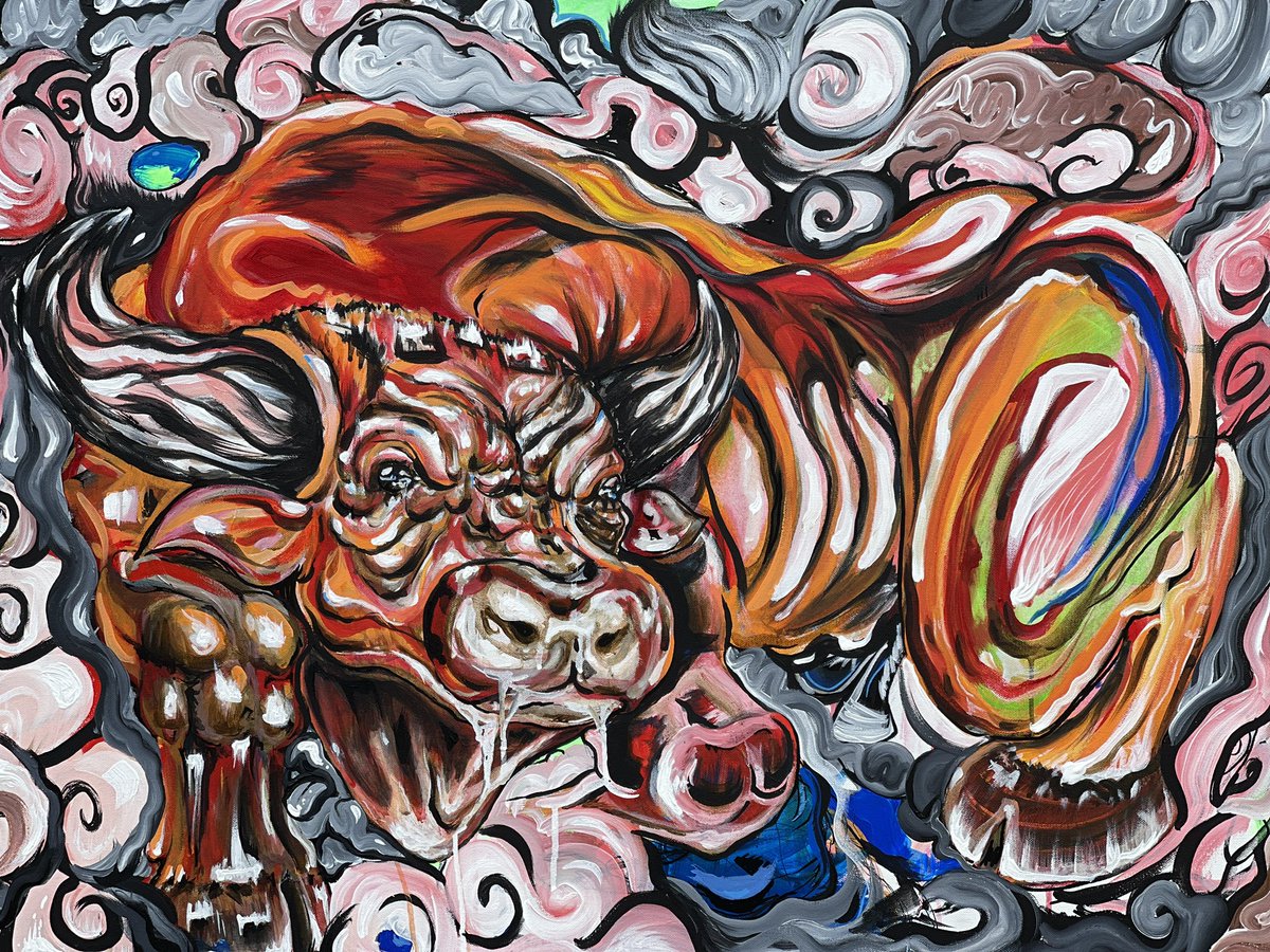 PipLeRip's tweet photo. [**“A Whole Lotta Bull”**] https://t.co/InU6Ok7KJi