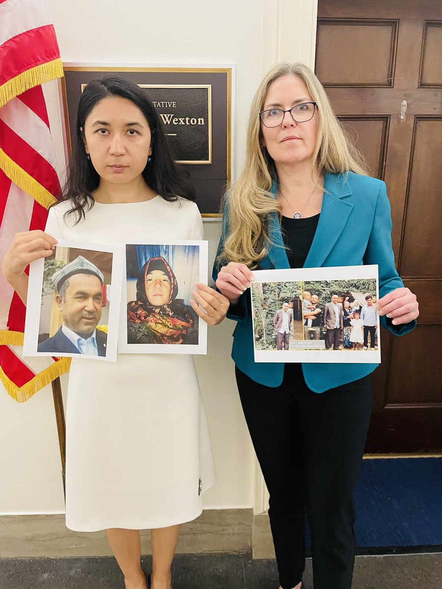 Thank you @repwexton for raising the case of my family at <a href="/USIP/">U.S. Institute of Peace</a> event this morning. 

 I have not seen my family in more than 5 years because they have been incarcerated in #China’s #ConcentrationCamps
My only wish is to see them alive and well. 😔💔
