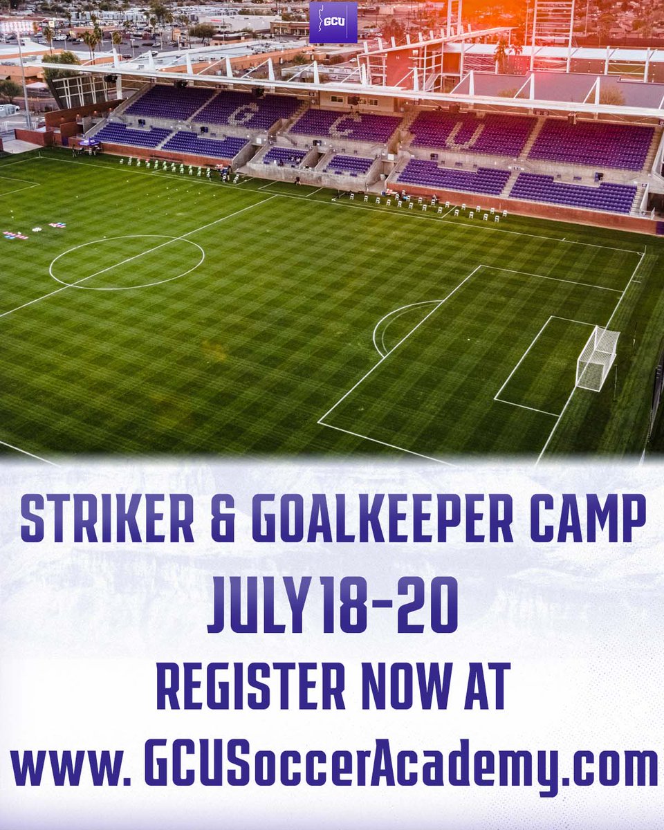 There's still time to sign up for our striker and goalkeeper camp! Register in the link below #LopesUp

gcusocceracademy.com/striker-and-go…