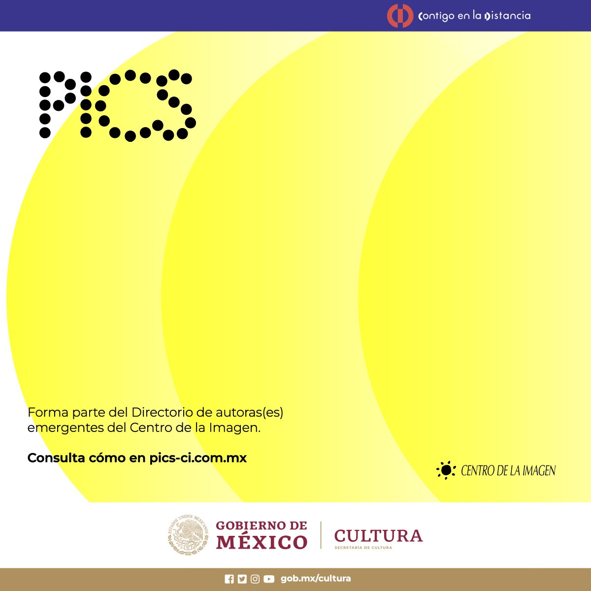 cimagen's tweet photo. #PICSCI
¡Últimos días para integrar tu perfil al Directorio PICS!
Si eres artista emergente y tienes interés en desarrollar una carrera en este medio, consulta cómo puedes sumarte a la Plataforma de Imágenes Contemporáneas del CI
Más información, aquí: https://t.co/a8ekp5RBik https://t.co/pbGaGErIHV