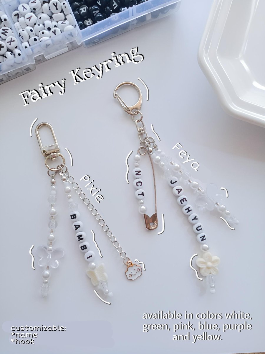 beadsbyjae_'s tweet photo. ꒰ wts | lfb | ph ꒱ — 🛒; #bdbjae_sells

𐐪 Fairy Keyring ɞ 
    ⤷ 65php (Pixie), 70php (Feya)

   ⭒ kpop or non-kpop
   ⭒ open to all groups
 
📄 ; read carrd before transacting https://t.co/SAC8jNePYj