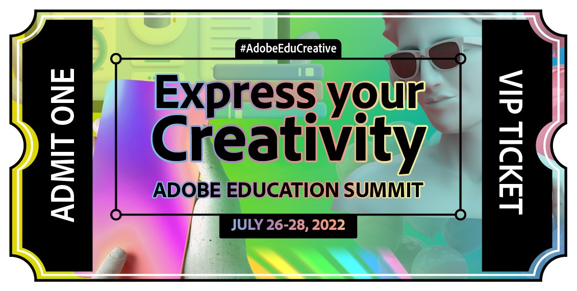 Excited to attend the virtual Adobe Education Summit this July 26 - 28! Join me and register now here. #AdobeEduCreative @AdobeForEdu