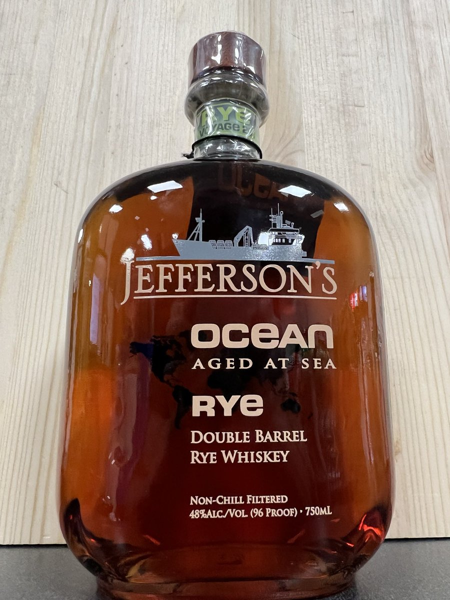 YankeeSpirits's tweet photo. .@JeffsBourbon 26th Ocean voyage includes this double-barreled rye whiskey coming from the unique sea aging process #YSSwanseaSpirits #YSSpirits https://t.co/43ROsaCpsj