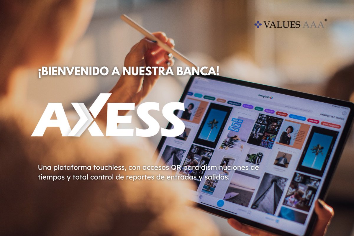 ValuesAAA's tweet photo. ¡Damos la bienvenida a nuestra Banca de Inversión a la empresa Axess Control de Accesos!

Una plataforma inteligente que garantiza los mejores estándares de recolección de datos. 

¡Dale la oportunidad a tu empresa de modernizar los controles de acceso!

#ValuesAAA #empresas https://t.co/19DOWMhjRe