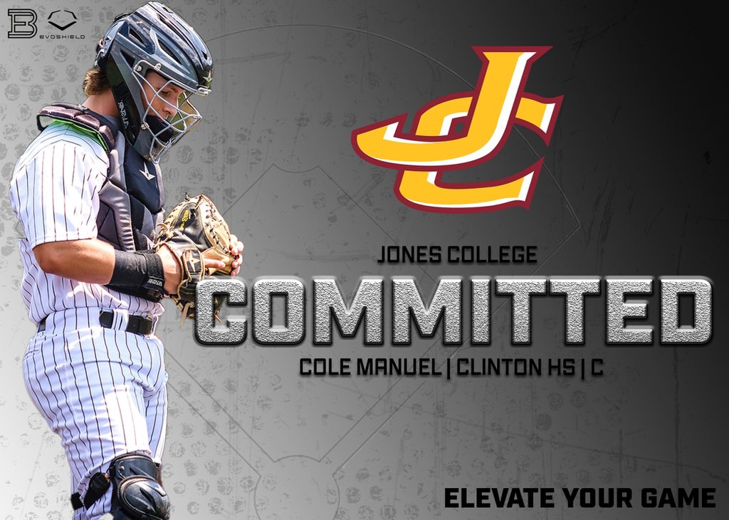 Cole_Manuel7's tweet image. I’m blessed to say I have committed to play baseball and continue my education at Jones Community College. I am thankful for my family, coaches, and friends for supporting me on this journey to get to this point. Most of all, I thank God for the ability to play the game I love!