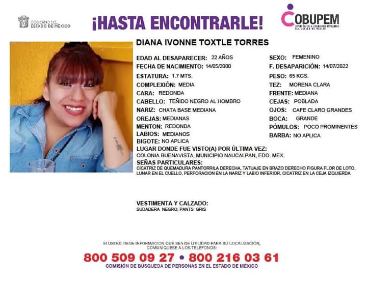 misabelish's tweet photo. Por favor ayúdanos a compartir hasta localizar a Diana Ivonne, desapareció en #Naucalpan 

#HastaEncontrarle https://t.co/NlKgamwHOV