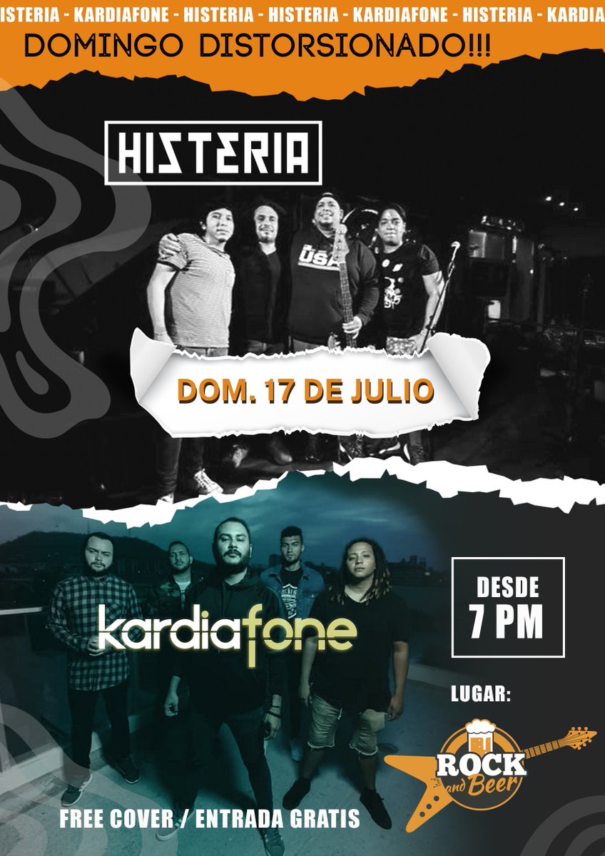 ElChikyx's tweet photo. Este domingo 17 estaré tocando con @histeriapanama …. En el Bar RockNBeer …Están TODOS cordialmente invitados 🔥🙌🏻🔥… ENTRADA GRATIS … Lleguen temprano 

Post data: si se forma marcha o demencia … lleguen después de 🤣 https://t.co/EkX0srVAAF