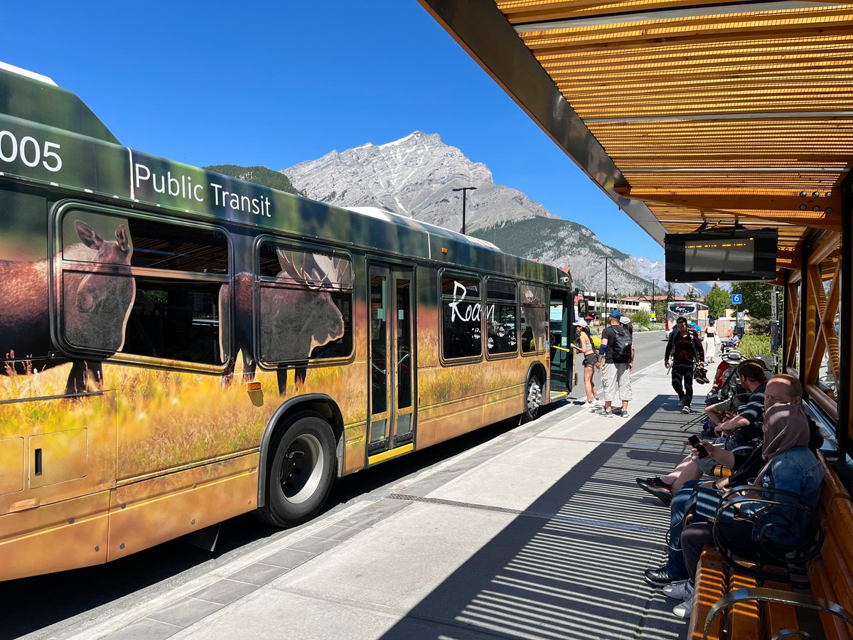Biked from my apartment to the #Banff <a href="/roamtransit/">Roam Public Transit</a> hub this afternoon. Took the bus to #Canmore. Walked through the pedestrian zone to my meeting. Then did it in reverse to get home. Regional active modes bliss 🏠🚲🚌